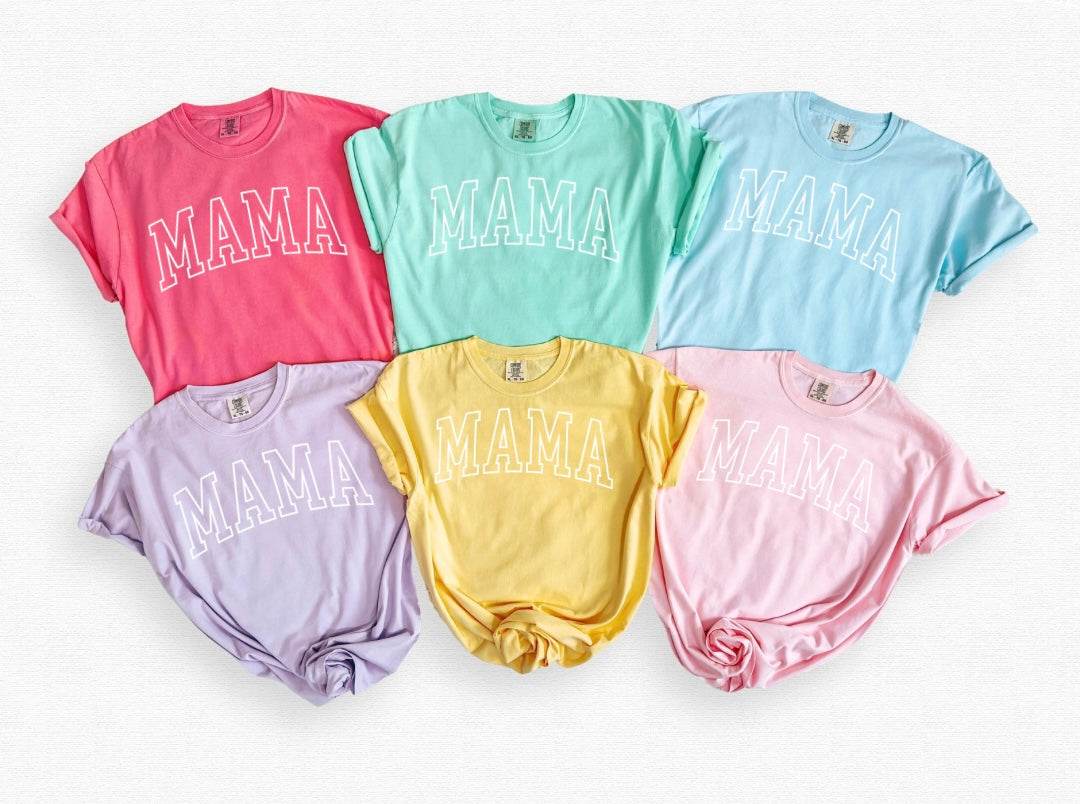 Embroidered Mama Tee