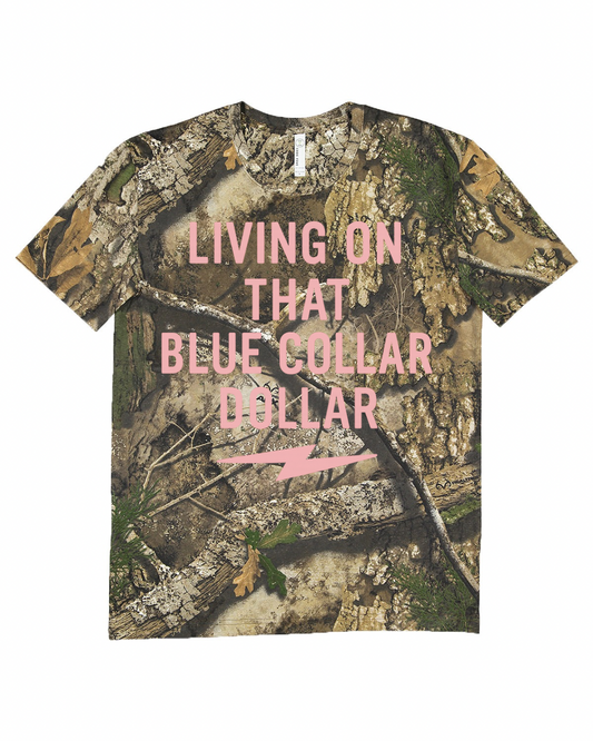 Blue Collar Dollar Camo Tee