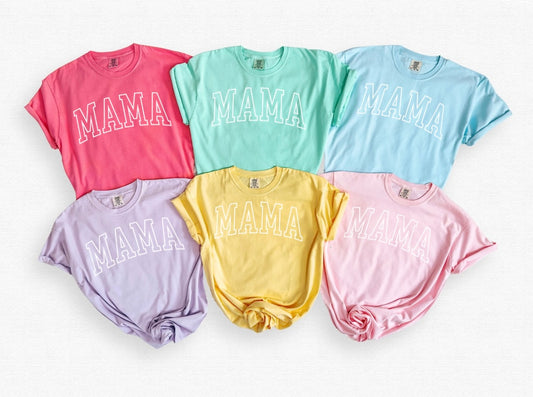 Embroidered Mama Tee